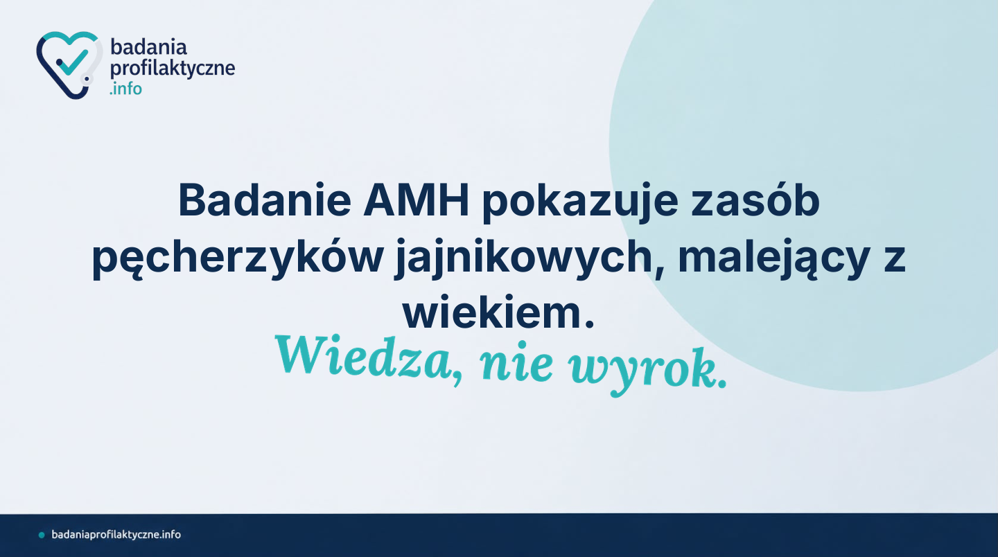 AMH i rezerwa jajnikowa — kiedy badać i co oznacza wynik