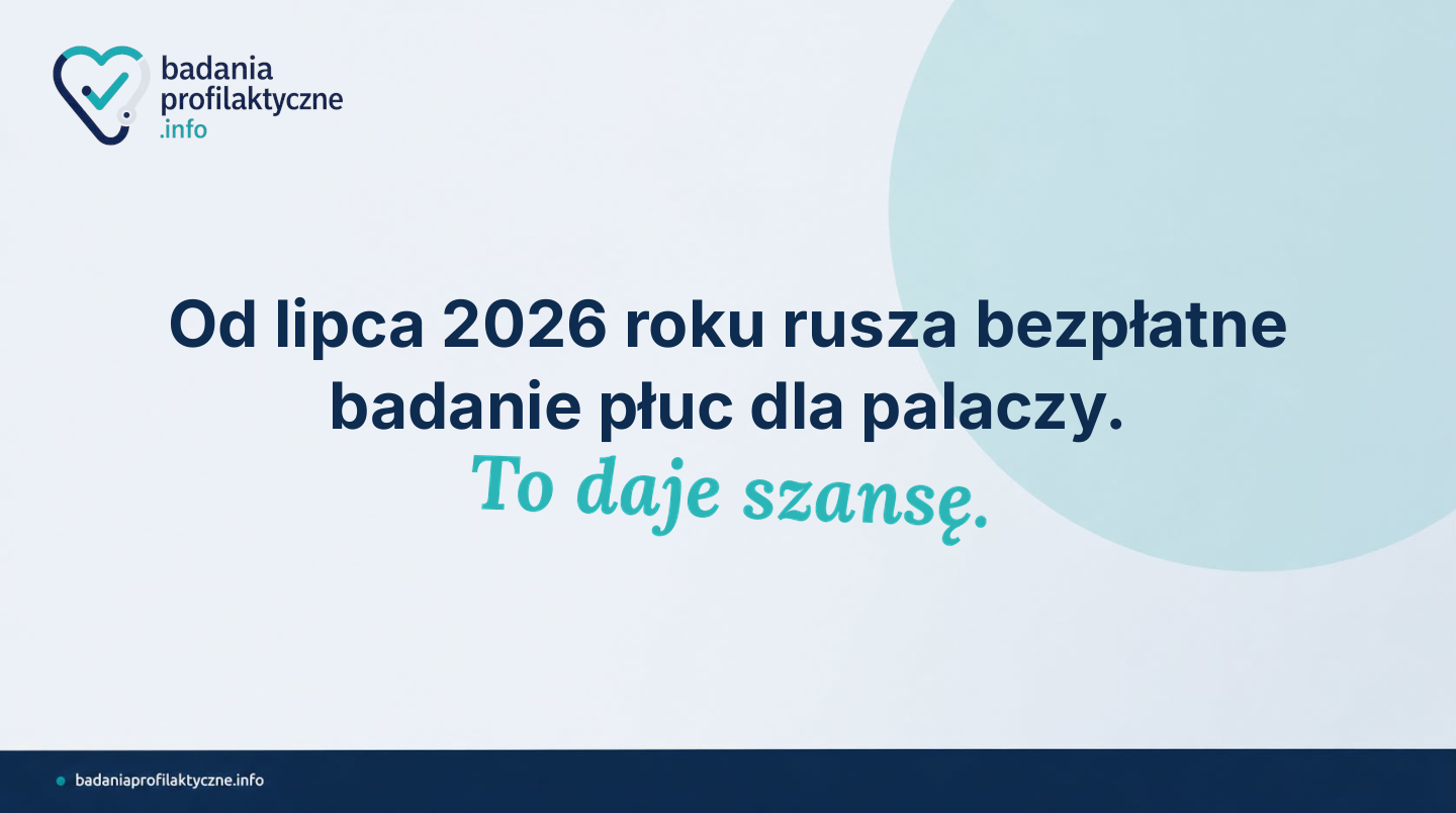 Program WWRP — bezpłatne badanie LDCT dla palaczy od 1 lipca 2026