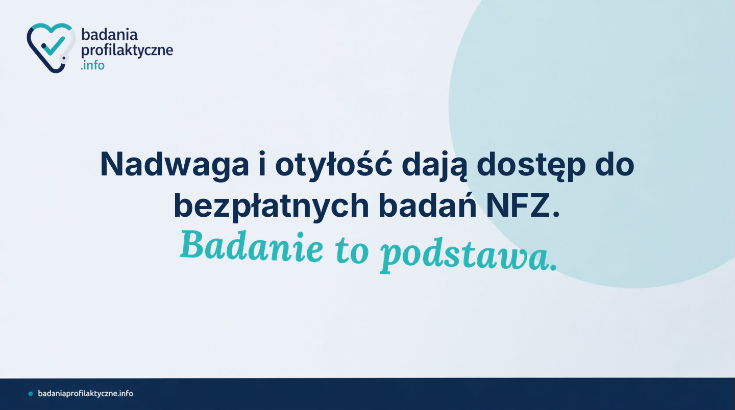 Jeśli masz nadwagę lub otyłość, masz dostęp do bezpłatnych badań w NFZ. Sprawdź, z których możesz skorzystać i co lekarz mierzy podczas wizyty.