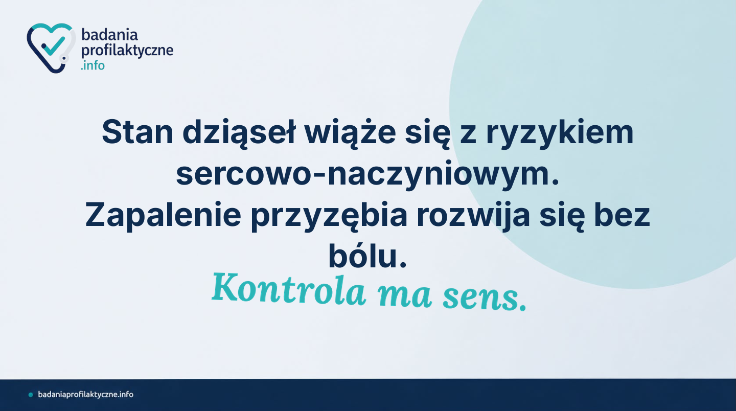 Paradontoza a serce — jak stan dziąseł wpływa na ryzyko zawału